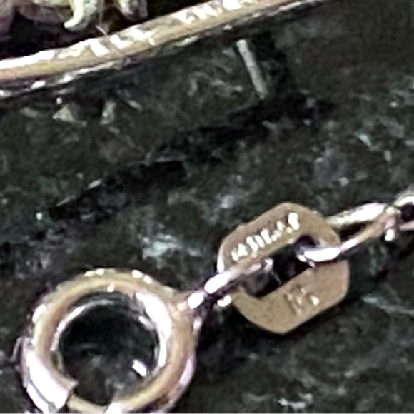 Sterling Silver Multi Gemstone Heart Necklace - Picture 6 of 7